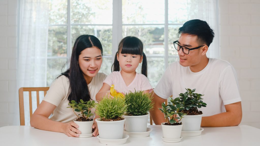 Aktivitas Liburan Berkebun bersama dengan orangtua