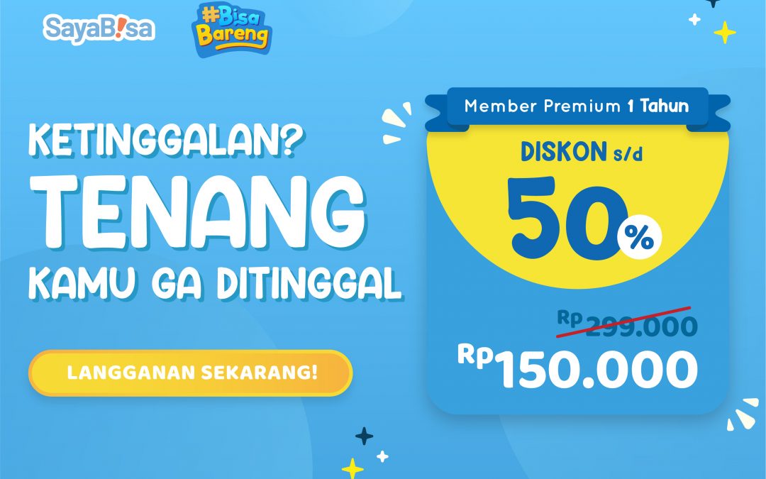 Promo Diskon Member Premium SayaBisa hingga 50%